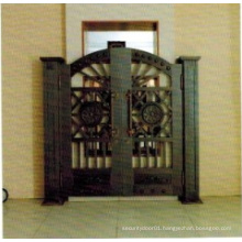 Inexpensive Stylish Steel Security Entrance Copper Door